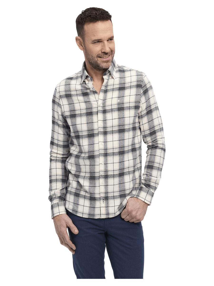 REDGREEN Skjorter 151332519-white-check_M - Bygholm Menswear
